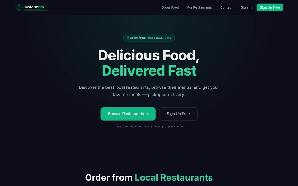 OrderItPro screenshot
